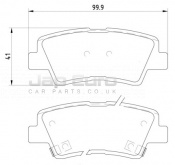 Brake Pad Set - Rear