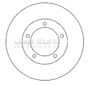 Brake Disc - Front Toyota Landcruiser   1HD-FTE AMAZON 4.2 TURBO GX, VX 5Dr  1998-2007 