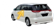 Rear Left Nearside Door Glass Rubber Weatherstrip Toyota Estima  2AZ-FE 2.4i GAS BI FUEL 2006-2016 