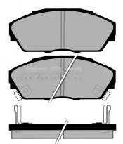 Brake Pad Set - Front Honda Civic EC, ED, EE B16A1  1.6 S VTEC 1990-1991 